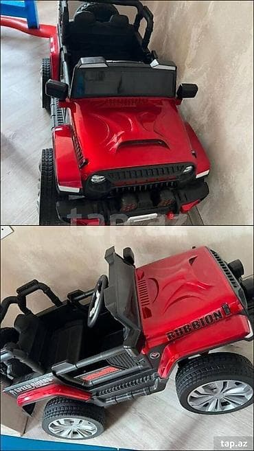 böyük kuklalar: Uşaqlar üçün elektrikli minik avtomobili – “RubbiON” tipli off-road — 1