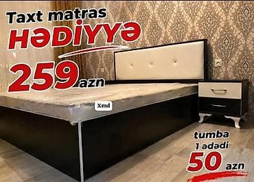 taxt çarpayılar: Mebellər dəsti – taxt və tumbalar - Taxt: Müasir dizaynlı, qara-gümüş — 1