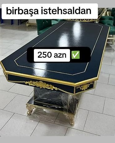 Гостиный стол, Новый, Нераскладной, MDF, Прямоугольный стол — 1