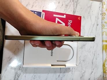 monitör ikinci el: Redmi 14C, 128 GB, rəng - Yaşıl, Barmaq izi, Simsiz şarj, Sənədlərlə — 3