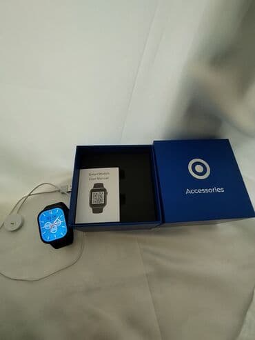 Smart saat, Smart, Sensor ekran, rəng - Qara