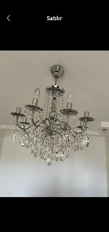 Çılçıraq, 8 lampa, Xrustal lalafo.az -da Çılçıraq, 8 lampa, Xrustal