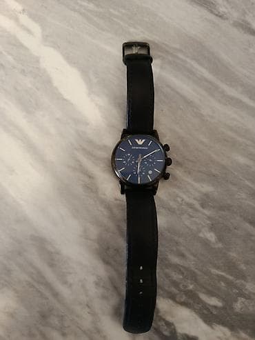 saatlari: Qol saatı, Emporio Armani, rəng - Qara — 1