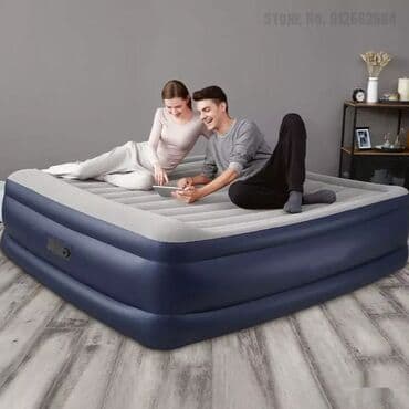 tək nəfərlik matras: İntex hava doseyi Intex döşək Qalın matrasli Üstü villur materialdir — 1