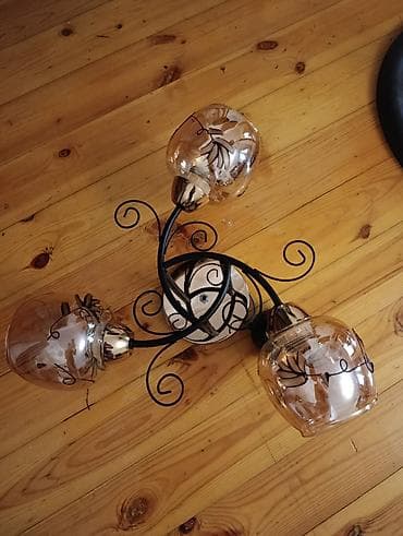 lan: Çılçıraq, 3 lampa, Metal — 1