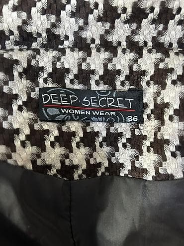 Qadın kostyumu – Deep Secret, ölçü 36 - Dəst: jaket + ətək - Naxış — 9