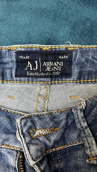 kişi geyim: Cins şalvar, Armani Exchange, XS — 1