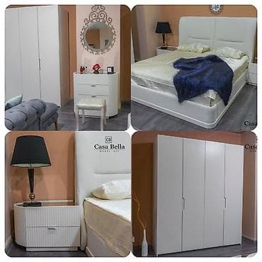 Ev üçün mebel: Yataq dəsti satılır.4000₼ . Dəstin materialı İtaliyanın, istehsalı — 1