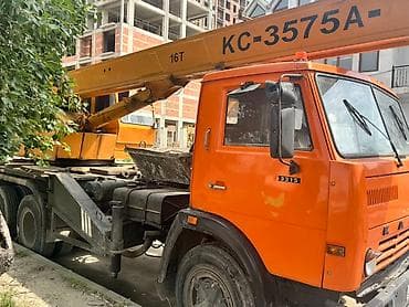 Satılır КС-3575А markalı avtokran. Bu kran tikinti və quraşdırma