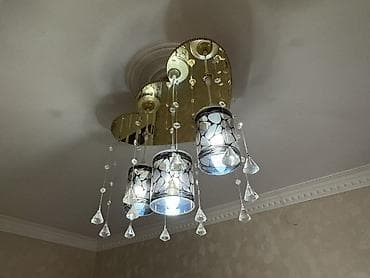 Çılçıraq, 3 lampa, Şüşə