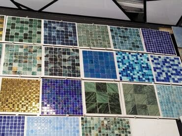 yer ucun metlax: Mozaik kafel kolleksiyası - Ölçü: xırda kvadrat mozaik plitələr — 1