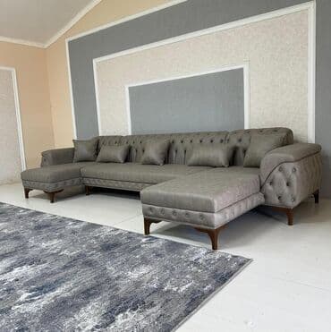 диван кресла: Künc divan, Yeni, Açılan, Bazalı, Vеlur parça, Pulsuz çatdırılma — 4