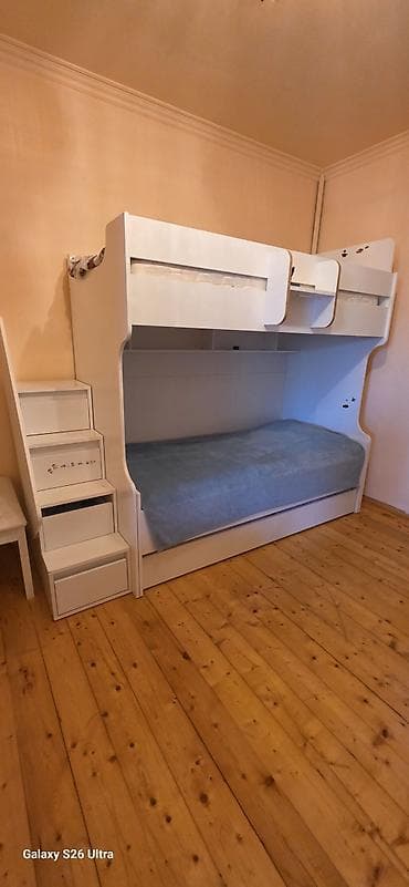 boru: Oğlan və qız üçün, Çarpayı, Matras ilə, Siyirməli, Laminat — 1