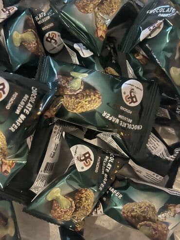 xina tortlari 2023: Məhsul: BS Chocolate Wafer – Pistachio (Belçika şokoladlı) Təsvir: - — 1