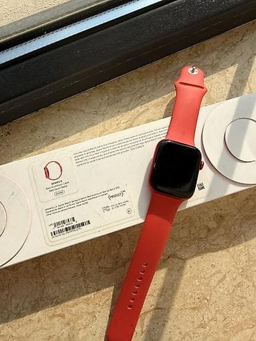 Yeni, Smart saat, Apple, Suya davamlı, rəng - Qırmızı