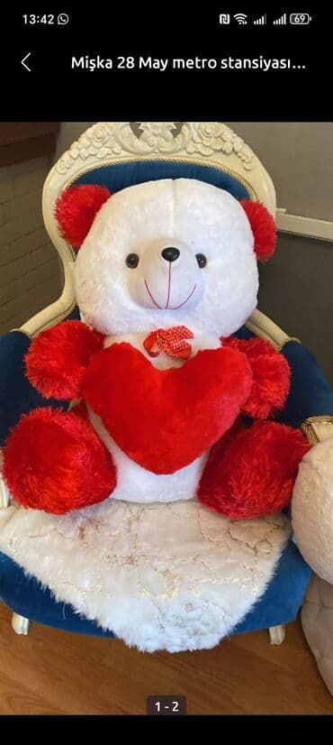 fidget cube antistress oyuncaqlar: Mişka. Ayıcıq. Ölçüləri 62/50. 28 May metro stansiyasının — 1