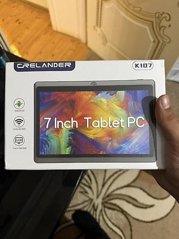 Digər planşetlər: CRELANDER K107 planşet – 7 düymlük Tablet PC - Ekran: 7" LCD — 1