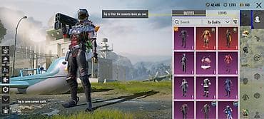 aksesuar: PUBG Mobile oyun hesabı – zəngin kosmetik kolleksiya - Platforma — 2