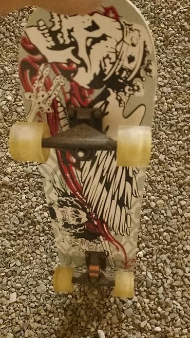 skeytbord: Skateboard – tam komplekt - Ölçü: standart double-kick deck (kruq — 4