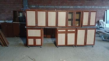 metbex meneli: Mətbəx mebel dəstləri - Material: laminat/LDSP fasadlar, metal — 3