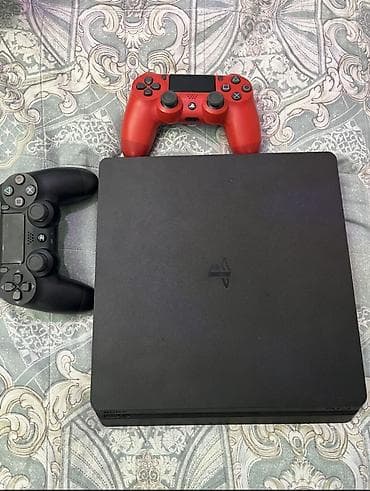 PlayStation 4 Slim oyun konsolu dəsti Komplekt: - PS4 Slim (qara