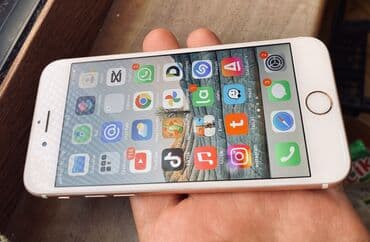Apple iPhone: IPhone 6s, 32 GB, Rose Gold, Barmaq izi