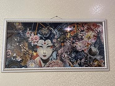 komputer sekilleri: “Modern geyşa” Muncuğlardan hazırlanıb.Təmiz əl işidir — 3