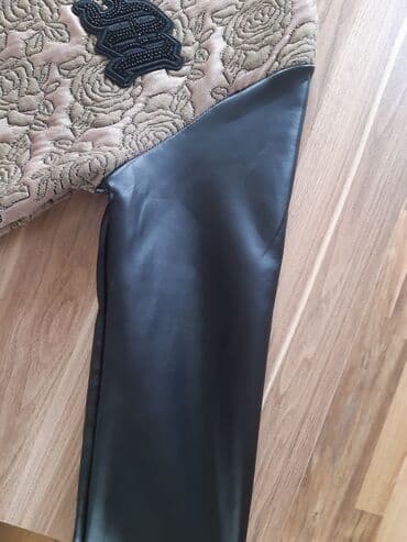 демисезонные куртки кожзам: Qollari yumsaq eko koja, badani 70% pambiq materialdan hazirlanib — 5