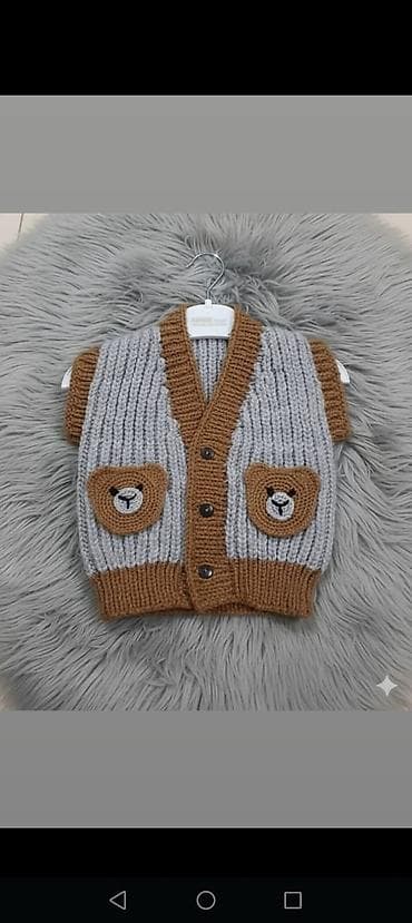 Игрушки: Məhsul: Əl işi uşaq trikotajları - Model 1: Çəhrayı rəngdə qalın — 4