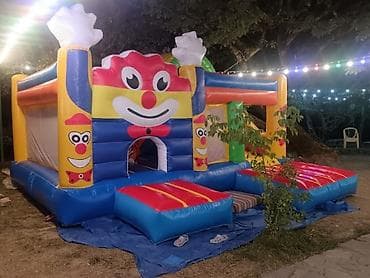Другое для спорта и отдыха: Uşaq üçün şişmə atraksion – kloun temalı batut və slayd kompleksi - — 3