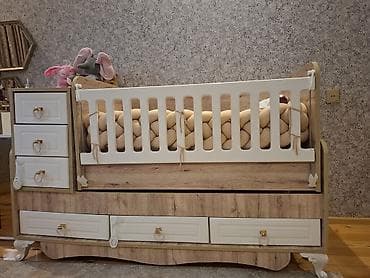Oğlan və qız üçün, Dördbucaq, Beşik, Dəst ilə, Matrassız, Yellənmə mexanizmsiz