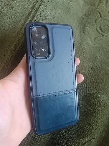 blackberry telefon: Redmi Note 11, 128 GB, rəng - Göy, Barmaq izi — 2