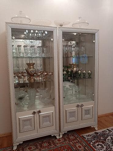 Setka vitrinləri: Şüşəli dolab vitrini — 3