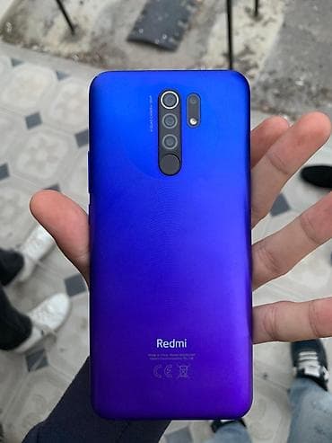 redmi airdots 2 характеристики: Redmi 9, 64 ГБ, цвет - Голубой, Битый — 2