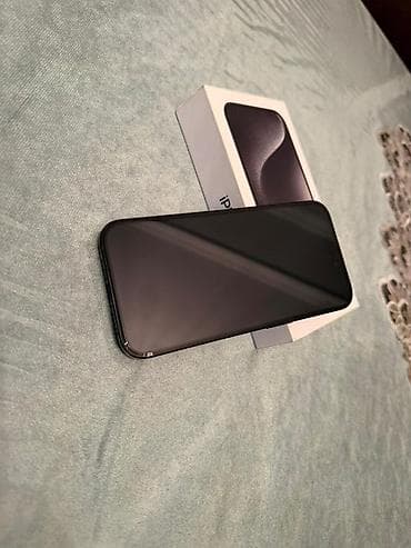 iphone 6 plus ekran: IPhone 15 Pro Max, 256 GB, Qara, Simsiz şarj, Face ID, Sənədlərlə — 1