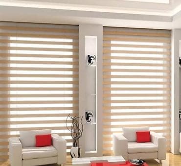 Бытовая химия: Zebra jalüz pərdələr - İkili qatlı, zolaqlı (zebra) mexanizm: şəffaf — 8