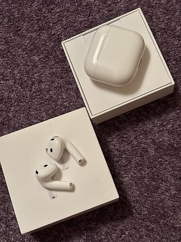 airpods tap az: İşlənmiş Simsiz (Bluetooth) Qulaqcıqlar, Apple, rəng - Ağ — 8