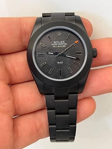 pul kiseleri: Yeni, Qol saatı, Rolex, rəng - Qara — 3