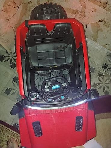 deri plas: Uşaq üçün elektrikli off-road maşın - Rəng: qırmızı, “4x4 Off Road” — 3