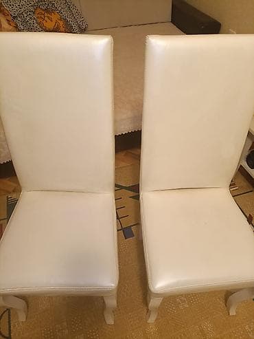 demir stol: Qonaq otağı üçün, rəng - Ağ Stul — 2