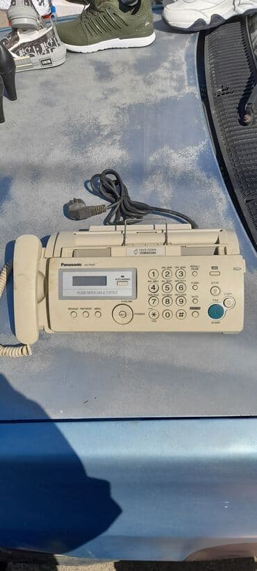 телефон домашний: Faks aparatı panasonik,satışda yoxdur,suvenir kimi satılır, şəkildə — 3