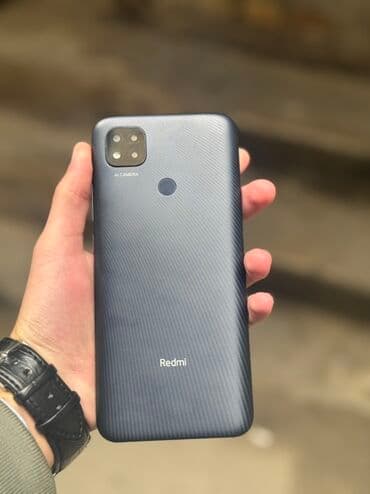 avto kamera: Redmi 9C, 64 GB, rəng - Qara, Barmaq izi — 2