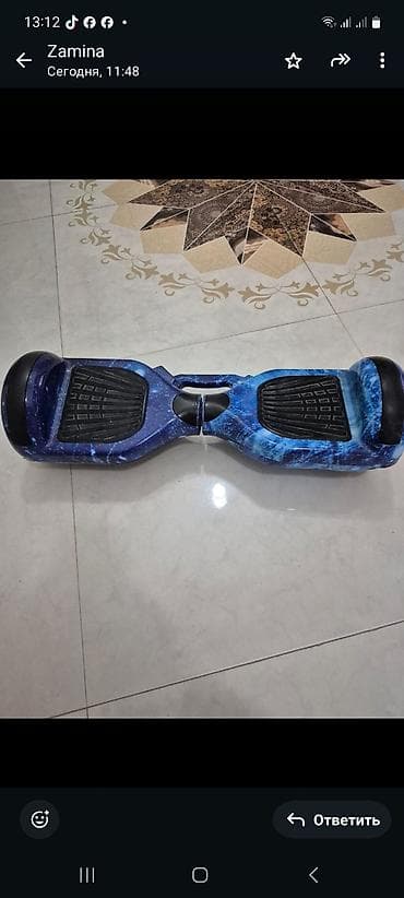 Hoverboard (gyroskuter) – 6.5" təkərlər, mavi “kosmos” dizaynlı lalafo.az -da Hoverboard (gyroskuter) – 6.5" təkərlər, mavi “kosmos” dizaynlı