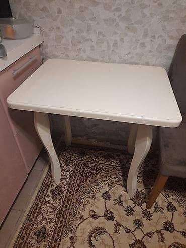 mdf akril: 1) Mətbəx masası və 2 ədəd oturacaq - 90 azn ( oturacaqlar — 1