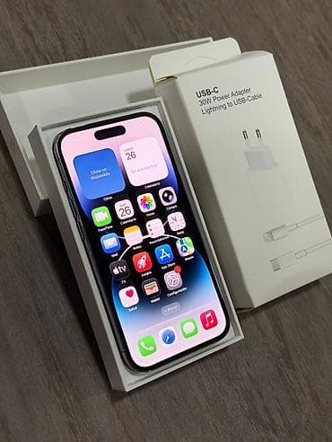 Мобильные телефоны и аксессуары: IPhone 14 Pro, 256 ГБ, Deep Purple, Гарантия, Кредит, Беспроводная зарядка — 2