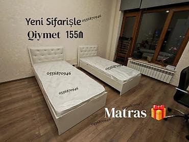 Yeni, Təknəfərlik çarpayı, Bazalı, Matras ilə, Siyirməsiz, Rusiya — 3