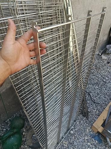 Metal tel panellər və rəflər dəsti - Material: paslanmayan/galvanizli — 5