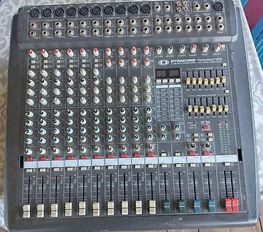 Musiqi alətləri: Dynacord PowerMate 1000 – gücləndiricili mikser Məhsul təsviri: - — 2