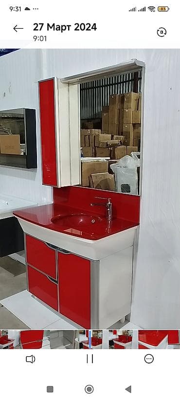 eyvan dolabı: Evinizin hamam otağına rəng qatacaq, yüksək keyfiyyətli mebel dəsti — 2