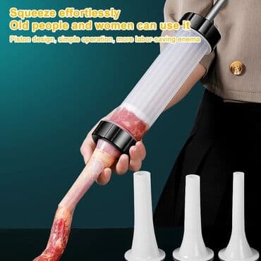 metbex ucun aksesuarlar: 3 başlıqlı ölçüdən ibaret olan Kolbasa dolduran ☑️Ölçüləri(15mm,20mm — 1